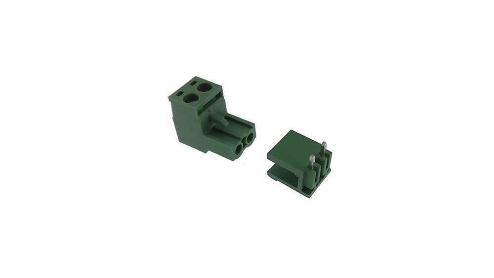 2 PİM 5,08 MM 90° YEŞİL TAKIM KLEMENS