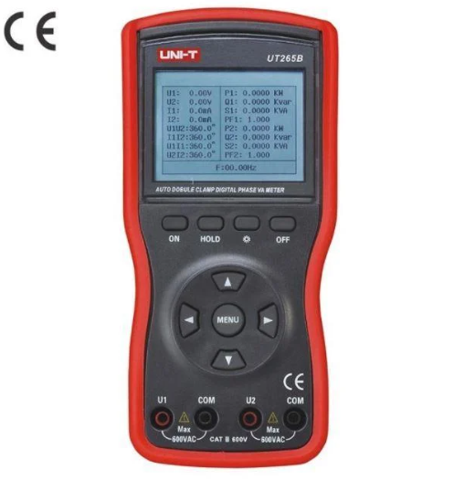 Unit UT265B Akıllı Tip İki Fazlı Dijital Volt ampermetre