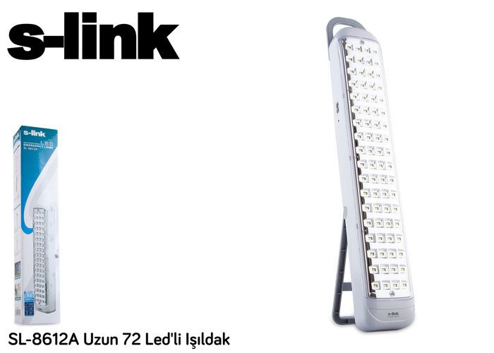 S-link SL-8612A Uzun 72 Ledli Işıldak