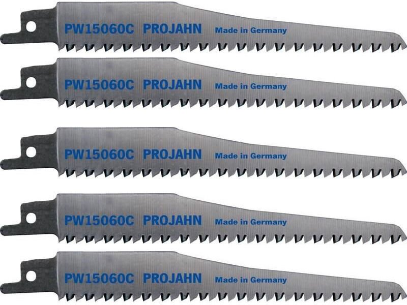 Projahn 64102 Ahşap Kılıç Testere Hızlı Kesim Bıçağı 5 Adet Germany