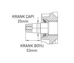 KAMA BY REİS KDK186FAYE MARSLI D.MOTOR 10HP-K.KONIK G6