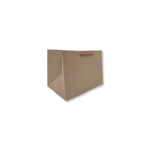 Roco Paper Kraft Karton ''Pasta'' Çanta 20*13*13 cm (10'lu Paket)