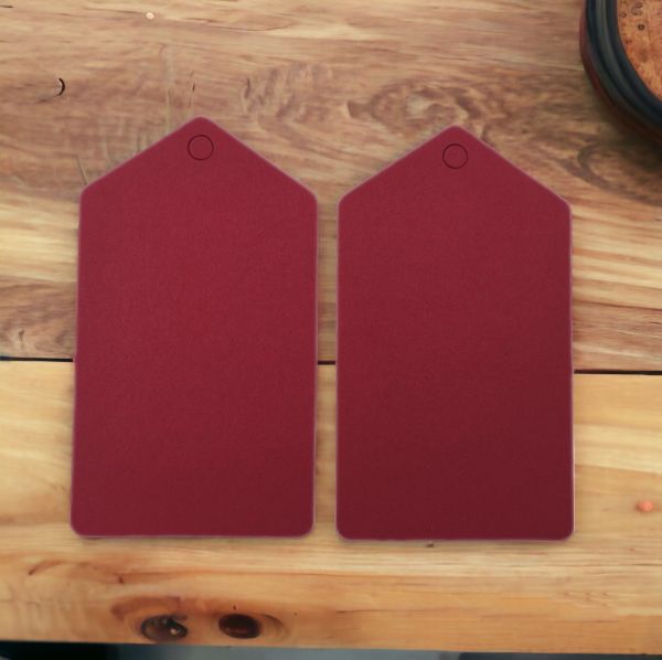 Roco Paper Yeniyıl Yılbaşı İsim (Sallantı) Etiketi Kırmızı Boş 50li 4,5*7,5cm