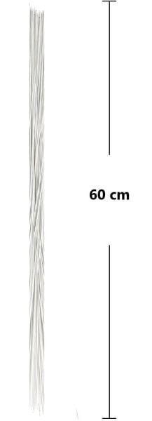 Roco Paper Çiçek Teli  No:18 (1.5mm) - 9 Adet 60 cm - Beyaz