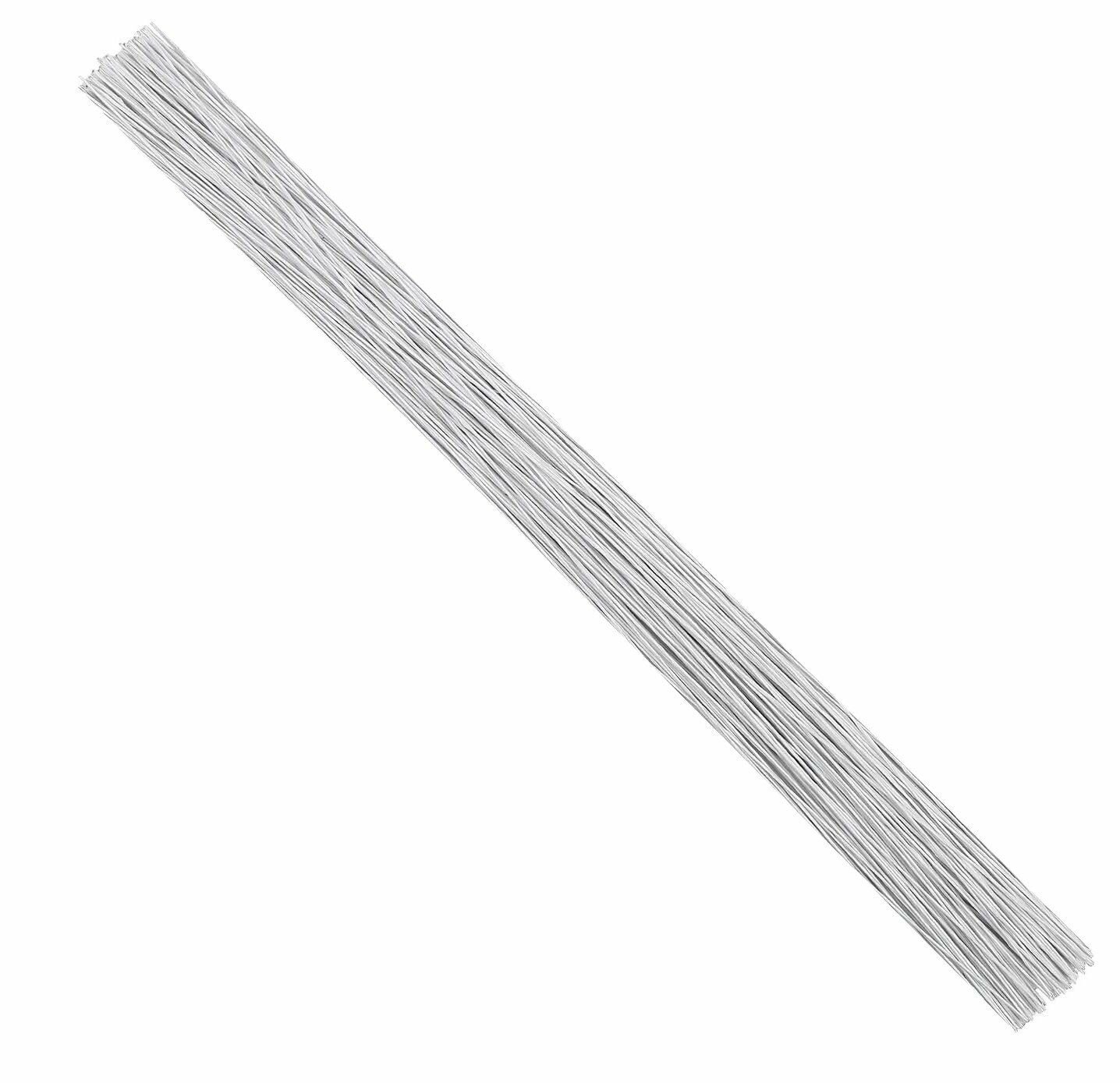 Roco Paper Çiçek Teli No:26 (0.8mm) - 50 Adet 60 cm - Beyaz