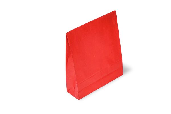 Roco Paper Hediye Paketi 25*8*36 cm Kese Kağıdı Yapışkanlı Ağız Bordo 25'li Paket