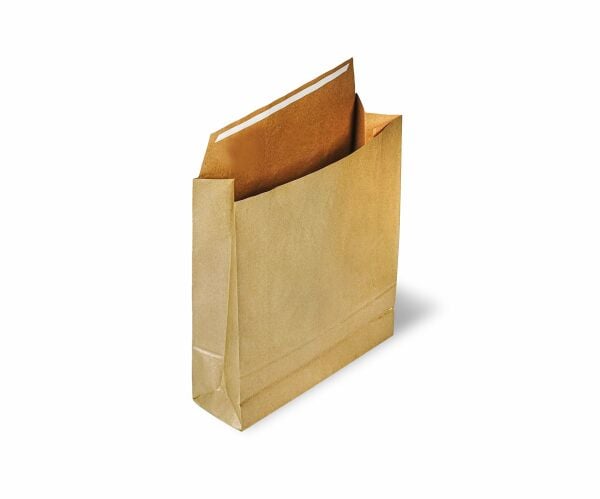Roco Paper Hediye Paketi 25*8*36 cm Kese Kağıdı Yapışkanlı Ağız Altın 25'li Paket