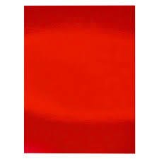 Metalik ''Kırmızı'' Fon Kartonu 250 gr. 50*70 cm