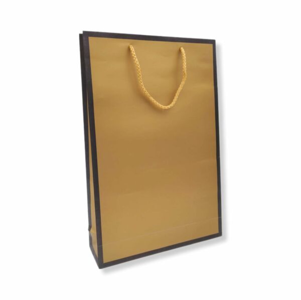 Roco Paper Karton Çanta Altın Baskılı 26*40*8 cm 10 Adet