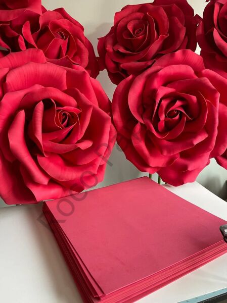 ROCO PAPER Çiçek Yapım Eva 2 mm. 50x70 cm - Kiremit Kırmızı