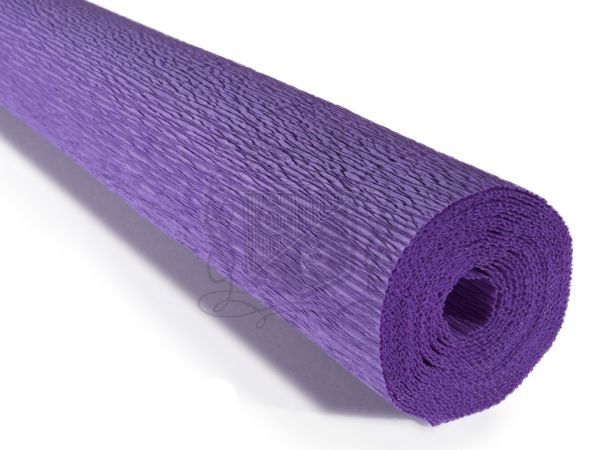 ROCO PAPER İtalyan Krapon Kağıdı Set Purple – 180 gr - 25X125 cm 6'lı Paket - %260 esneme özelliği – Renkli Kağıt Çiçekler