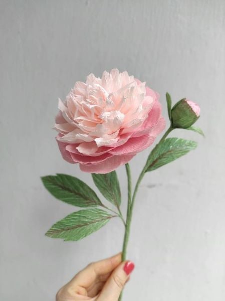 ROCO PAPER İtalyan Krapon Kağıdı Set Roses – 180 gr - 25X125 cm 6'lı Paket - %260 esneme özelliği – Renkli Kağıt Çiçekler