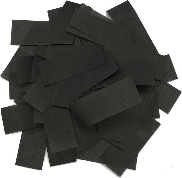 Roco Paper Doğum Günü Konfeti Kağıdı – Konsept Parti Süsleme Malzemelerii - 500 gr Siyah Renk