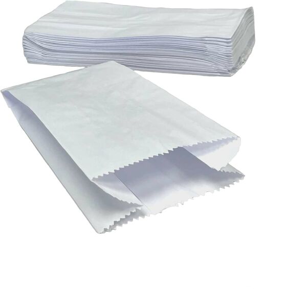 Yağlı (Beyaz) Dipsiz Kese Kağıdı 12*20 cm - 500 gr
