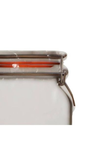 Kavanoz Desenli Fermuarlı Sızdırmaz Şeffaf Plastik Doypack - 50'li Paket - 15,5*22*11 cm