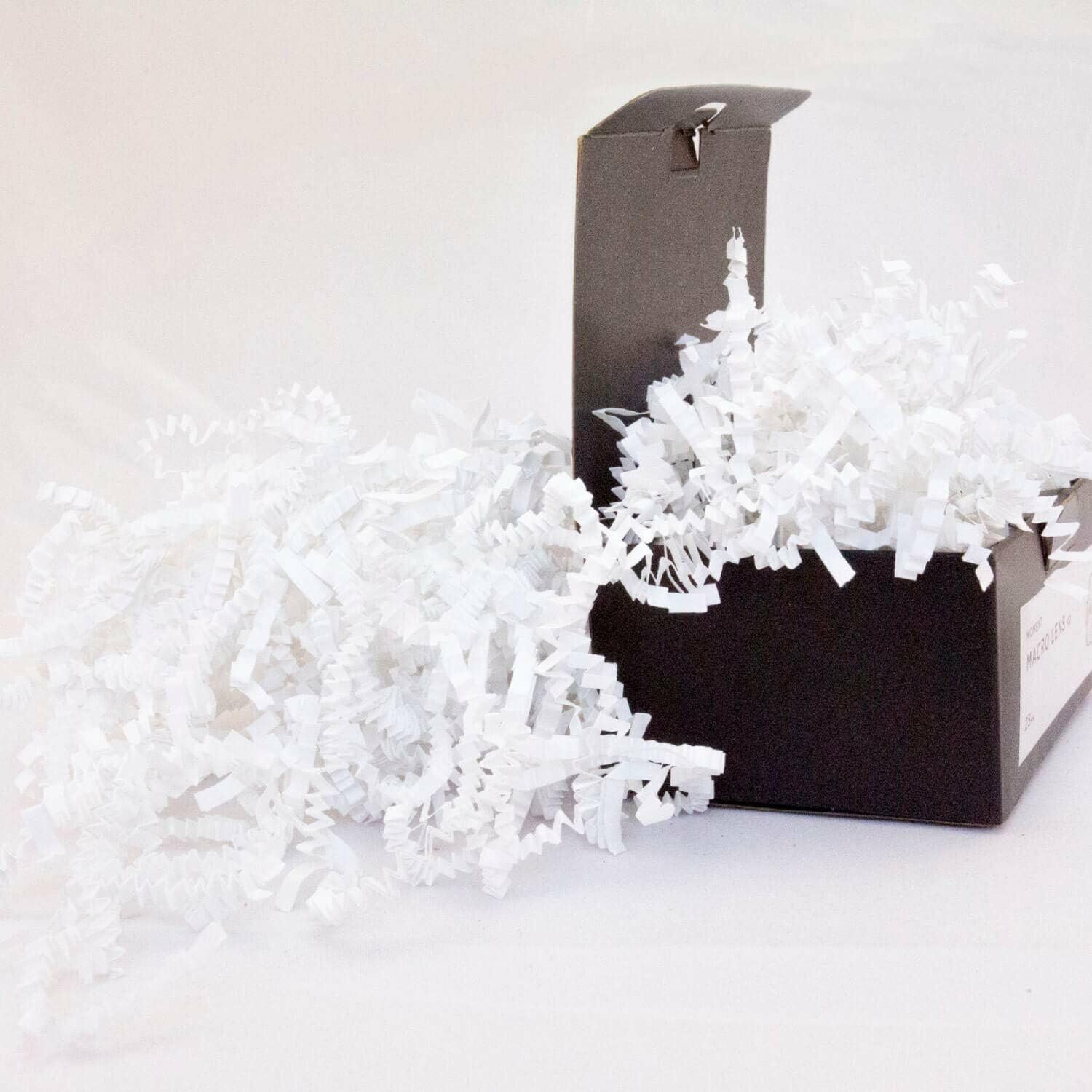 ROCO PAPER Zigzag Kırpık Kağıt – Beyaz – 100gr Kutu İçi Süsleme – Kırpıntı Zigzag Z Kağıt