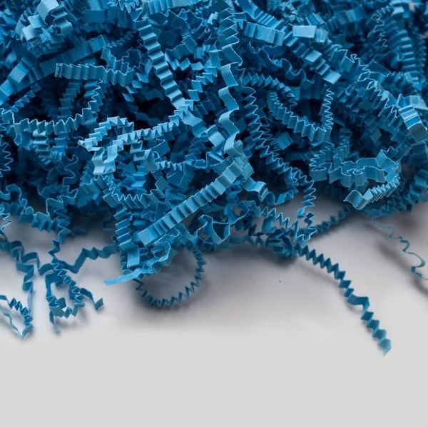 ROCO PAPER Zigzag Kırpık Kağıt – Mavi – 1000gr Kutu İçi Süsleme – Kırpıntı Zigzag Z Kağıt