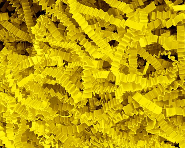 ROCO PAPER Zigzag Kırpık Kağıt – Sarı – 1000gr Kutu İçi Süsleme – Kırpıntı Zigzag Z Kağıt