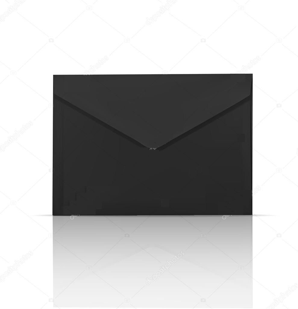 Siyah Zarf 8.5 cm x 7 cm - 50'li
