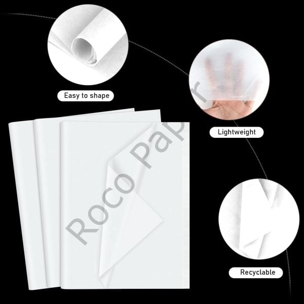Roco Paper Pelur Kağıt - 20x30 cm A4 - 100 Adet Beyaz Renk