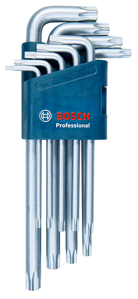Bosch Profesyonel Alyan Anahtar Takımı Hex 9 Parça (1,5-10mm)