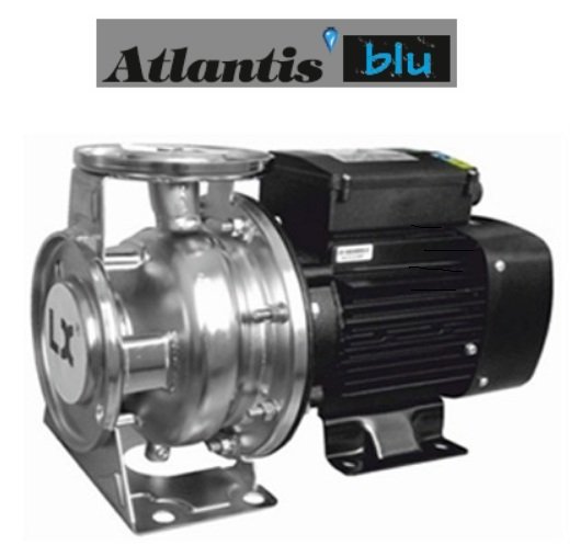 ATLANTİS BLU  CA 100-80/40T  40HP 380V  KOMPLE PASLANMAZ ÇELİK FLANŞ BAĞLANTILI SANTRİFÜJ POMPA