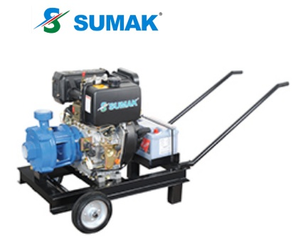 SUMAK SMKT750/2D 3000 DEVİR 7.5 HP MARŞLI DİZEL SU POMPASI