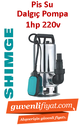 SHIMGE CSP750 DİNOX-3 1hp 220V Paslanmaz Gövdeli Dalgıç Pompa