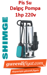 SHIMGE CSP750 DİNOX-3 1hp 220V Paslanmaz Gövdeli Dalgıç Pompa
