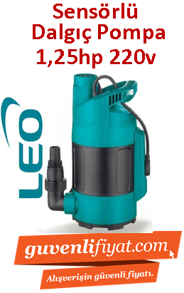 LEO LKS-1004P 1.25HP 220V Sensörlü Temiz Su Dalgıç Pompa