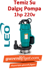 LEO QDX25-6-0.75A 1hp 220v Döküm Gövdeli Temiz Su Dalgıç Pompa