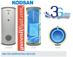 KODSAN 500 LT TEK SERPANTİNLİ BOYLER