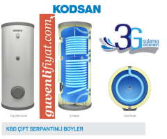 KODSAN 160 LT ÇİFT SERPANTİNLİ BOYLER