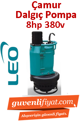 LEO 100KBS46 8hp 380v Karıştırıcılı Dalgıç Çamur Pompası