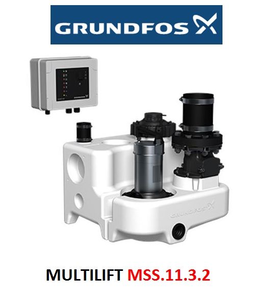 GRUNDFOS MULTILIFT MSS.11.3.2   1.1kW 380V   ATIKSU FOSEPTİK TERFİ İSTASYONU - 97901027