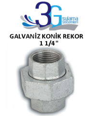 1 1/4 GALVANİZ KONİK REKOR