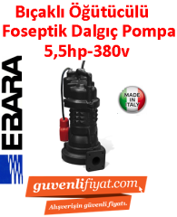 EBARA DRS/A 40-172-4.1 380V 5.5HP Parçalayıcılı Öğütücülü Atık Su dalgıç Pompa