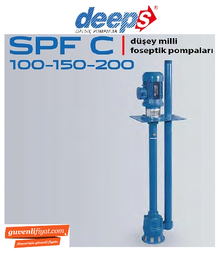 STAR SPF-C 200/2 T 2.HP 380V DÜŞEY MİLLİ FOSEPTİK POMPA