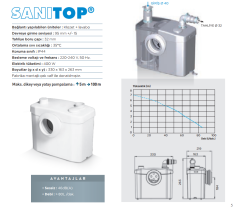 SANİTOP - 1 Klozet+Lavabo Foseptik Tahliye Cihazı 12Lt