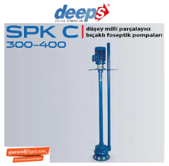 STAR SPK-C 300 T 3.HP 380V DÜŞEY MİLLİ PARÇALAYICI BIÇAKLI FOSEPTİK POMPA