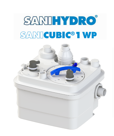 SANİCUBİC 1 WP - 32 Lt / 6 WC + 4 Ünite Foseptik Atık Su Transfer Ünitesi / TEK POMPALI BIÇAKLI MONOFAZE