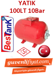 BEST 100LT 10Bar Yatık Tip Genleşme Tankı