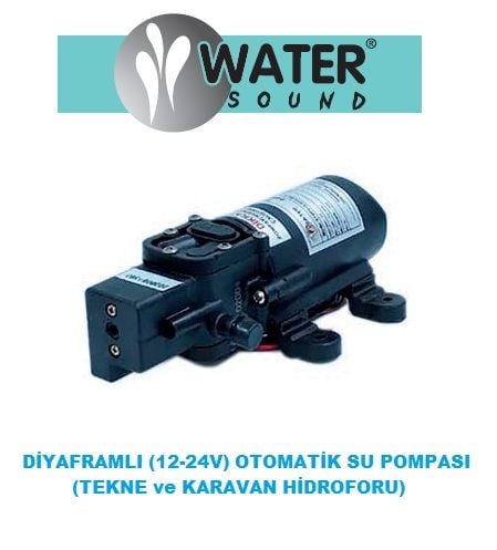 WATER SOUND FL20  12V DİYAFRAMLI TEKNE VE KARAVAN OTOMATİK SU HİDROFORU