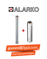 ALARKO 4SD4/24 DMD 3Hp 380v 1 1/4'' Çıkışlı 4'' Derin Kuyu Sondaj Motor + Pompa