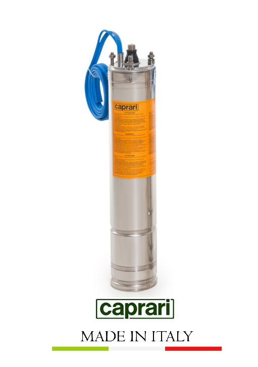 CAPRARİ 1.HP 220V YAĞ SOĞUTMALI DALGIÇ MOTOR 4'' İNÇ