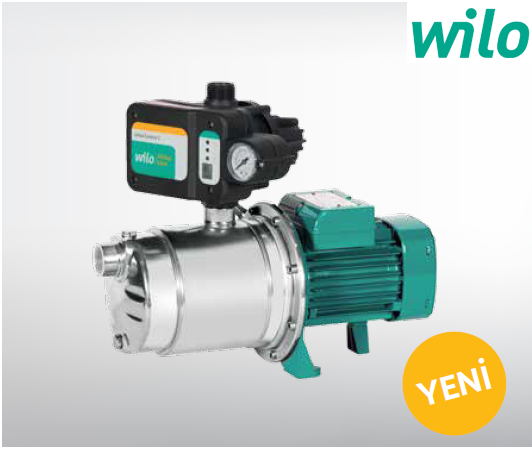 WİLO İNİTİAL CONTROL SPS SİLENCE 5-58 - 0.75 HP 220V AKIŞ KONTROLLÜ SESSİZ HİDROFOR (HİDROMATLI)