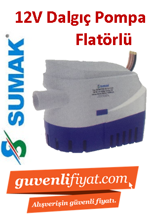 SUMAK STNF750 G 36W 12V Sintine Dalgıç Pompa