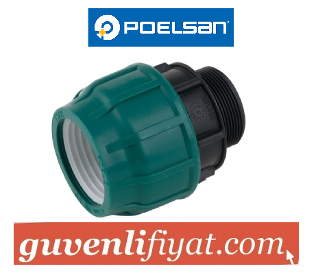 POELSAN 90x21/2'' KAPLİN ERKEK ADAPTÖR