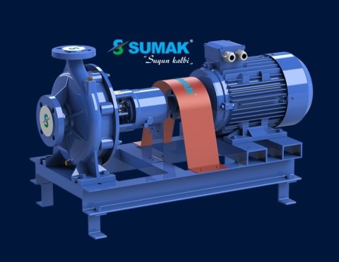 Sumak SMT250/50 37 kW 380V Tek Kademeli Salyangoz Gövdeli Pompa (2900 d/d)