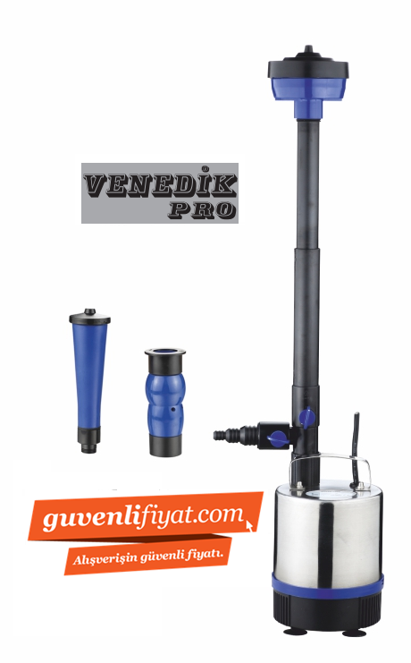 VENEDİK PRO HYP50-075B - 75W 220V  PASLANMAZ GÖVDELİ SÜS HAVUZU FISKİYE POMPASI